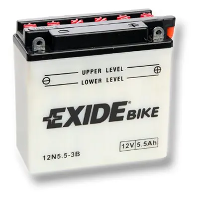 Motobaterie EXIDE BIKE Conventional 5,5Ah, 12V, 12N5.5-3B