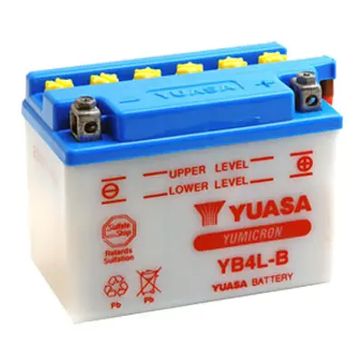 Motobaterie YUASA (originál) YB4L-B, 12V, 4Ah