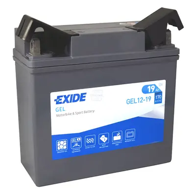 Motobaterie EXIDE BIKE GEL 19Ah, 12V, GEL12-19 (51913-BMW)