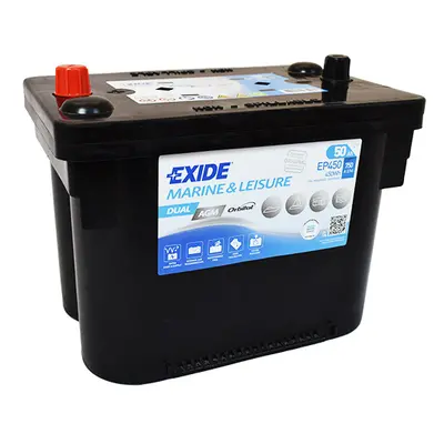 EXIDE DUAL AGM 12V 50Ah 750A EP450