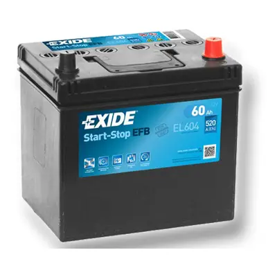 Exide Start-Stop EFB 12V 60Ah 520A EL604