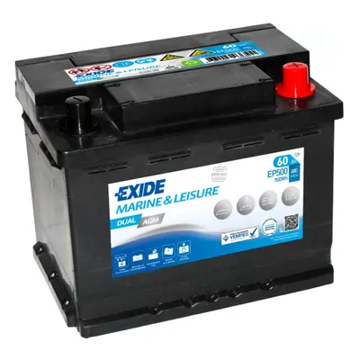 Exide Dual 500A EP500 12V 60Ah