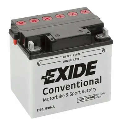 Motobaterie EXIDE BIKE Conventional 30Ah, 12V, E60-N30-A