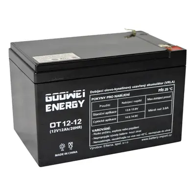 Goowei Energy OT12-12 12V 12Ah APC RBC4