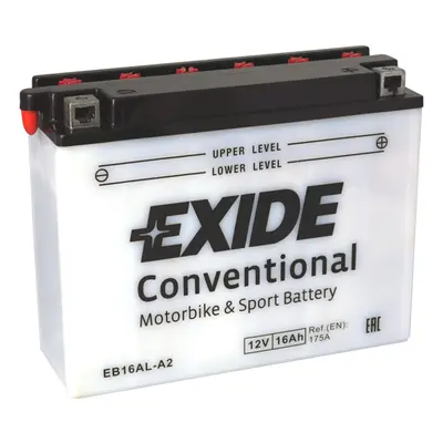 Motobaterie EXIDE BIKE Conventional 16Ah, 12V, EB16AL-A2