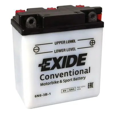 Motobaterie EXIDE BIKE Conventional 6Ah, 6V, 6N6-3B-1