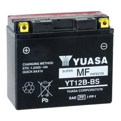 Motobaterie YUASA (originál) YT12B-BS, 12V, 10Ah