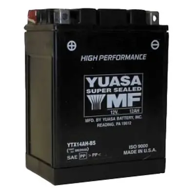 Motobaterie YUASA (originál) YTX14AH-BS, 12V, 12Ah