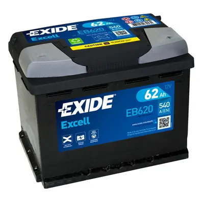 Exide Excell 12V 62Ah 540A EB620