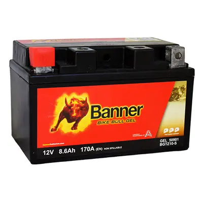 Motobaterie Banner Bike Bull GEL 50901 / BGTZ10-S, 12V - 8.6Ah