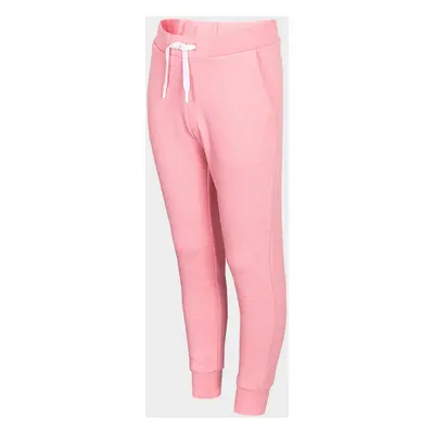 4F HJL22-JSPDD001 LIGHT PINK MELANGE Dětské tepláky HJL22-JSPDD001 LIGHT PINK MEL