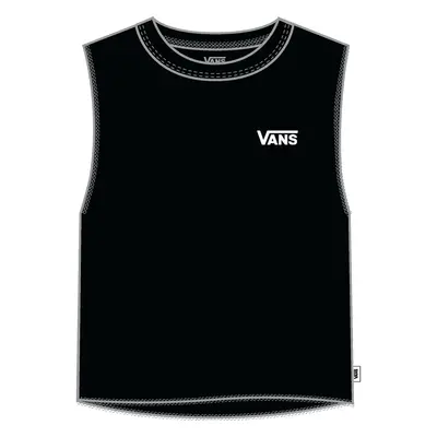 Vans WM JUNIOR V MUSCLE CROP Dámské tílko VN0A4DNGBLK1