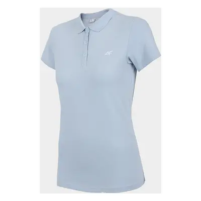 4F H4L22-TSD355 LIGHT BLUE Dámské polo tričko H4L22-TSD355 LIGHT BLUE