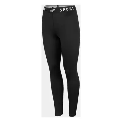 4F H4L22-SPDF351 DEEP BLACK Dámské legíny H4L22-SPDF351 DEEP BLACK