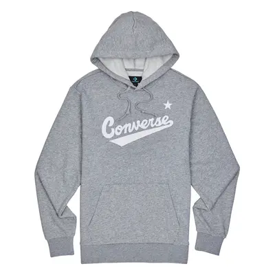 converse FLEECE SCRIPTED LOGO PULLOVER HOODIE Pánská mikina 10019004-A05