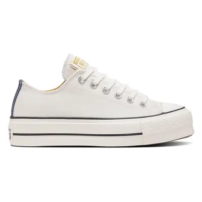 converse CHUCK TAYLOR ALL STAR LIFT PLATFORM DENIM FASHION Dámské boty A03829C