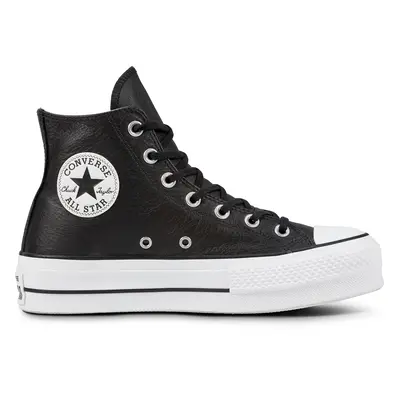 converse CHUCK TAYLOR ALL STAR LEATHER PLATFORM Dámské boty 561675C