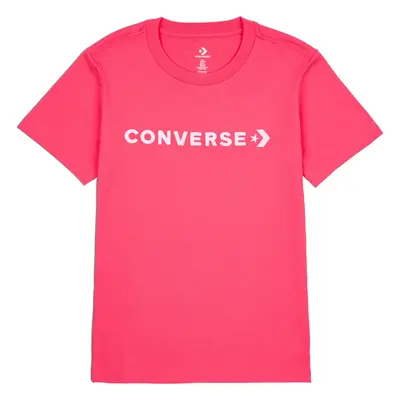 converse GLOSSY WORDMARK TEE Dámské tričko 10023720-A03