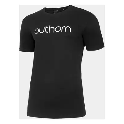 Outhorn HOL22-TSM601 DEEP BLACK Pánské tričko HOL22-TSM601 DEEP BLACK