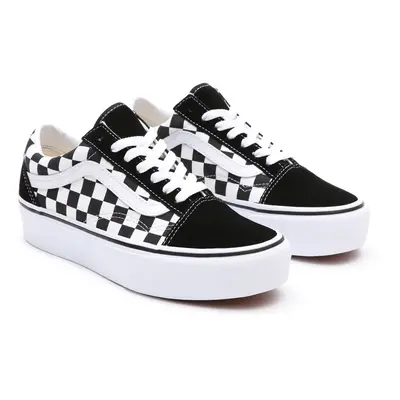 Vans Old Skool Platform Checkerboard Dámské boty VN0A3B3UHRK1