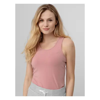 4F H4L22-TSD351 LIGHT PINK Dámské tílko H4L22-TSD351 LIGHT PINK