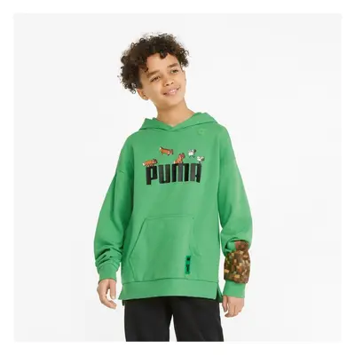 Puma PUMA x MINECRAFT Hoodie Kids Dětská mikina 533436-87