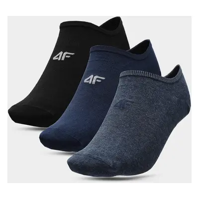 4F H4L22-SOM300 NAVY MELANGE+NAVY+DEEP BLACK Ponožky H4L22-SOM300 NAVYDEEP BLACK