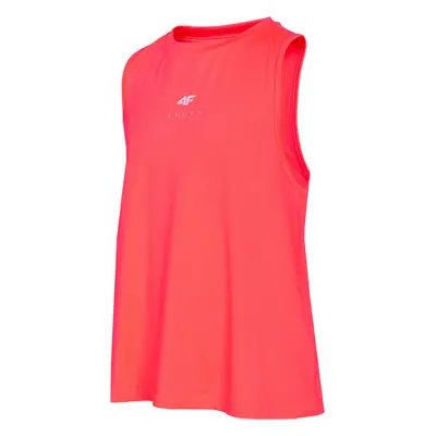 4F HJL22-JTSDF002 CORAL NEON Dětské tílko HJL22-JTSDF002 CORAL NEON