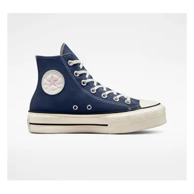 converse CHUCK TAYLOR ALL STAR LIFT PLATFORM DENIM FASHION Dámské boty A03821C