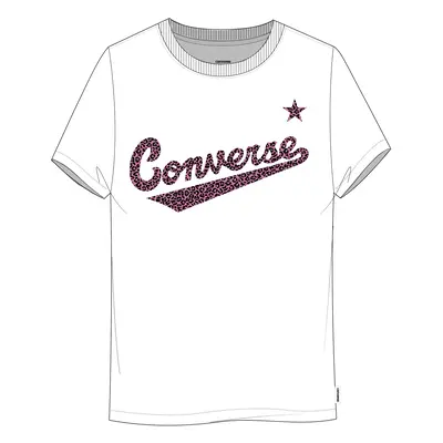 converse LEOPARD LOGO TEE Dámské tričko 10022344-A01