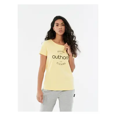 Outhorn HOL21-TSD606A LIGHT LEMON Dámské tričko HOL21-TSD606A LIGHT LEMON