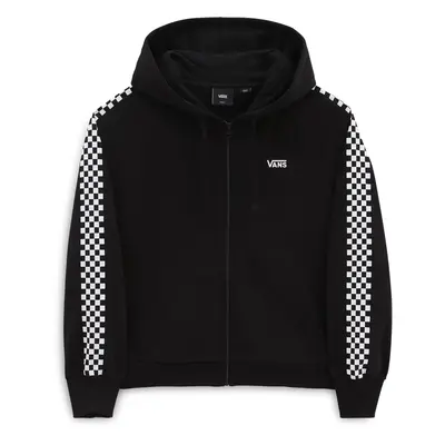 Vans FUNNIEST TIMES LS ZIP HOODIE Dámská mikina VN0A7RN6BLK1