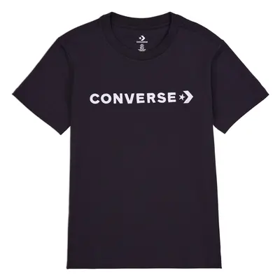 converse GLOSSY WORDMARK TEE Dámské tričko 10023720-A01