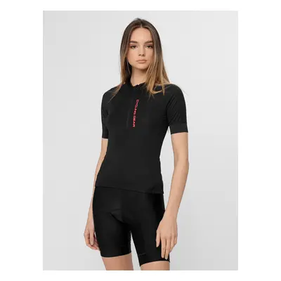 4F H4L22-RKD001 DEEP BLACK Dámský cyklistický dres H4L22-RKD001 DEEP BLACK