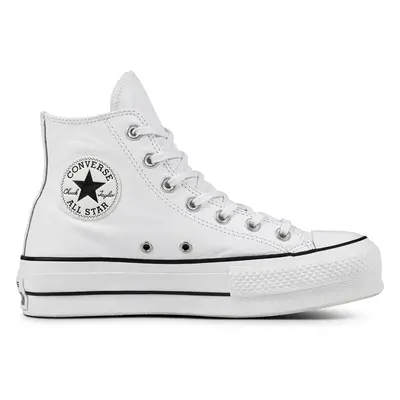 converse CHUCK TAYLOR ALL STAR LEATHER PLATFORM Dámské boty 561676C