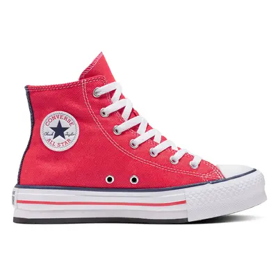 converse CHUCK TAYLOR ALL STAR EVA LIFT PLATFORM RETRO DENIM Boty A06019C