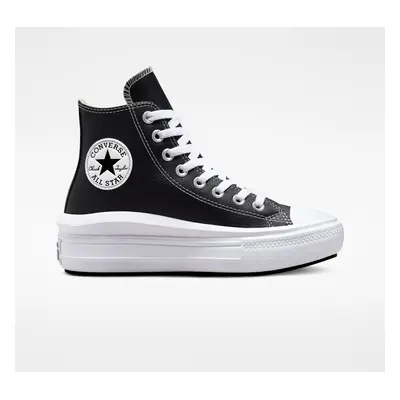 converse CHUCK TAYLOR ALL STAR MOVE PLATFORM FOUNDATIONAL LEATHER Dámské boty A04294C