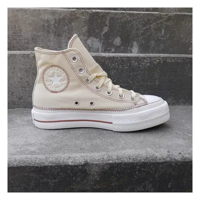 converse CHUCK TAYLOR ALL STAR LIFT PLATFORM CONTRAST STITCHING Dámské boty A04659C