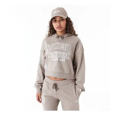 NEW ERA Arch wordmark crop hoody Dámská mikina 60435282