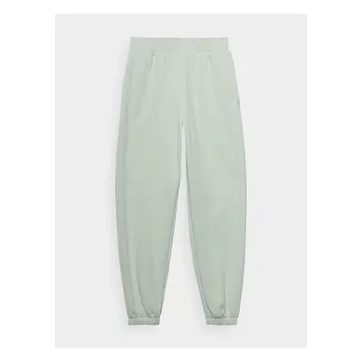 4F TROUSERS CAS F666 Dámské tepláky 4FWSS24TTROF666 LIGHT GREEN