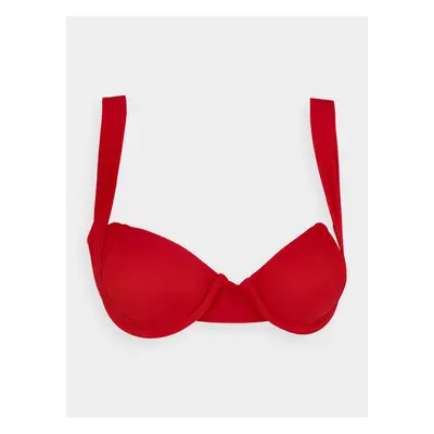 4F BIKINI TOP F042 Horní díl plavek 4FWSS24UBKTF042 RED