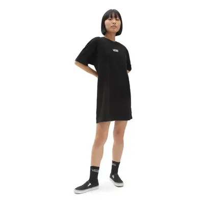 Vans WM CENTER VEE TEE DRESS Dámské šaty VN0A4RU2BLK1