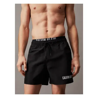 Calvin Klein MEDIUM DOUBLE WB Pánské plavky KM0KM00992BEH