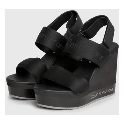 Calvin Klein WEDGE SANDAL WEBBING Dámské sandály YW0YW013600GO