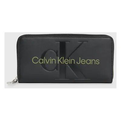 Calvin Klein SCULPTED ZIP AROUND Peněženka K60K6076340GX