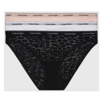 Calvin Klein 3 PACK BIKINI Dámské kalhotky 000QD5069EN8I