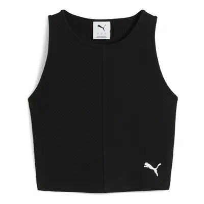 Puma WARDROBE ESS RIBBED CROP TOP Dámské tílko 629765-01