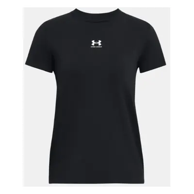 Under Armour UA RIVAL CORE SS-BLK Dámské tričko 1383648-001