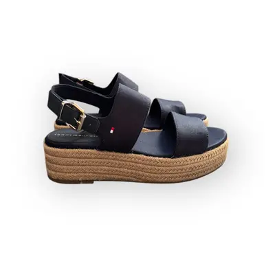 TOMMY HILFIGER MID WEDGE SANDAL Dámské sandály FW0FW07885DW6