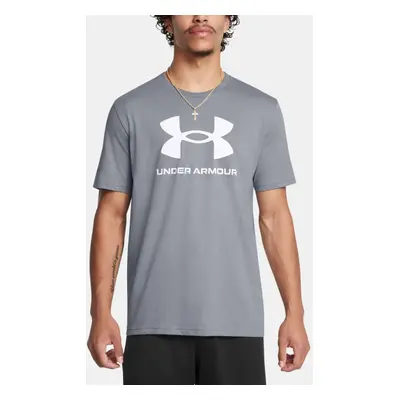 Under Armour UA SPORTSTYLE LOGO UPDATE SS-GRY Pánské tričko 1382911-036